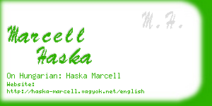 marcell haska business card